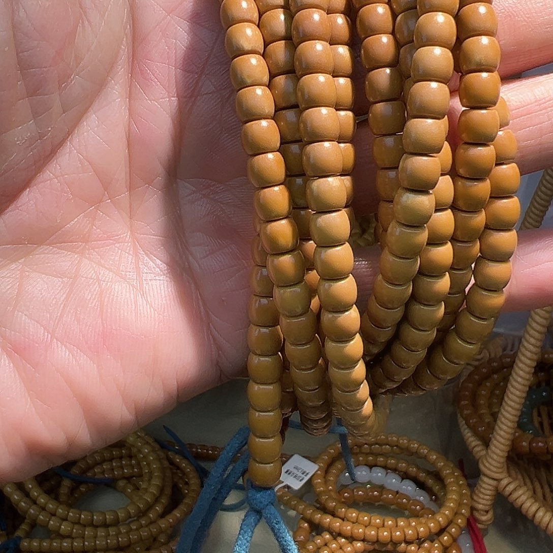 橄榄核手串老挝核尖长串6.2