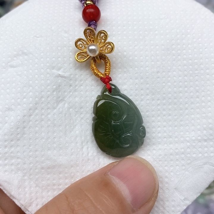 翡翠未镶嵌颈饰天然缅甸翡翠a货