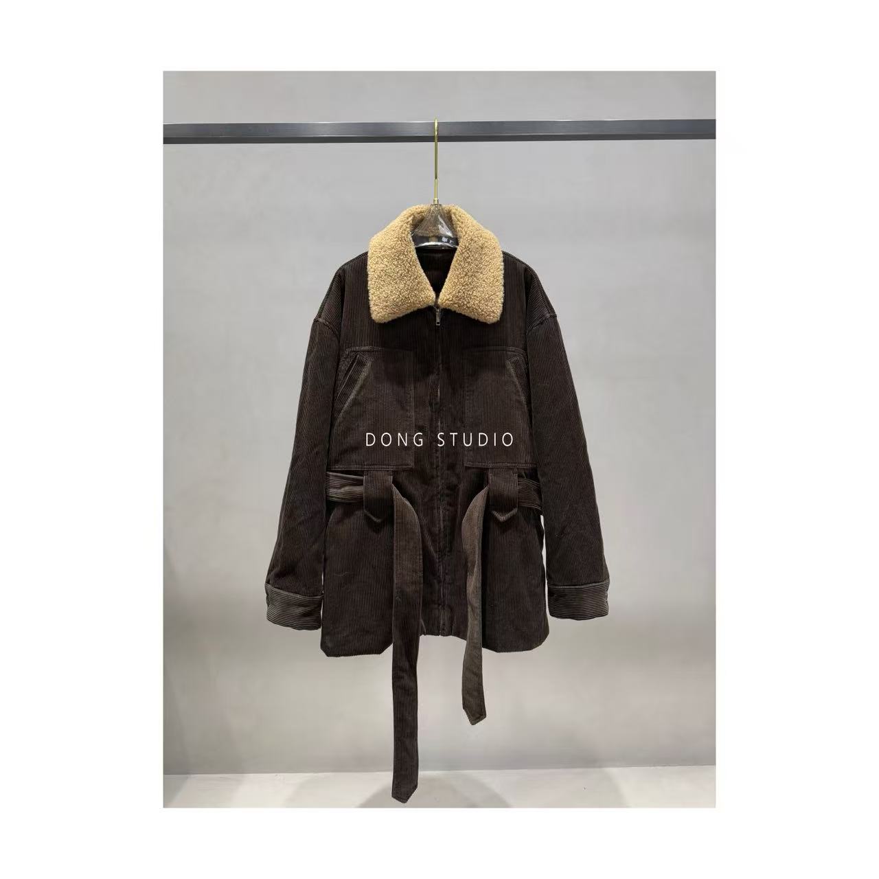 猎户系.痞帅(领子可拆卸）收腰棉服I7703