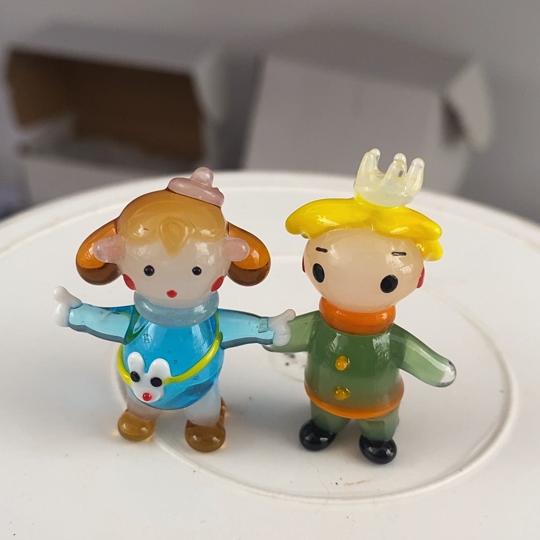 手工艺品琉璃王子女孩