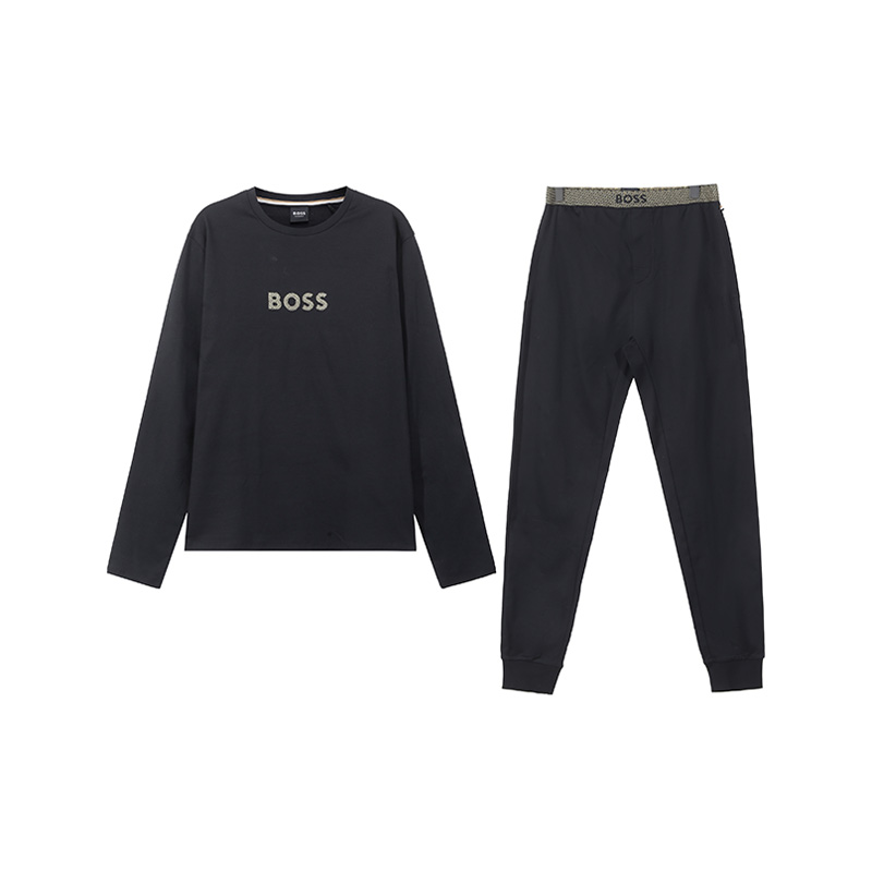 Hugo Boss雨果博斯【新品】男士睡衣秋衣秋裤居家服套装50527499