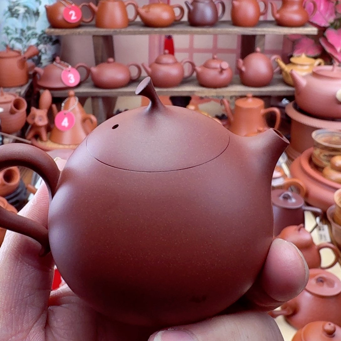 紫砂茶壶鸿****品佑慈120 cc手拉