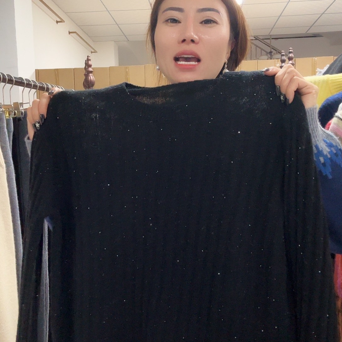 07黑色袖衫长袖打底