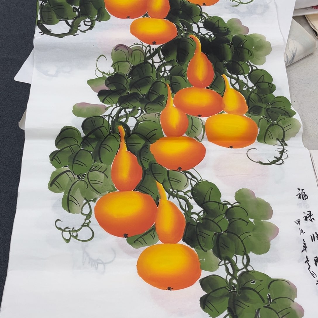 国画手绘画作品和绘画