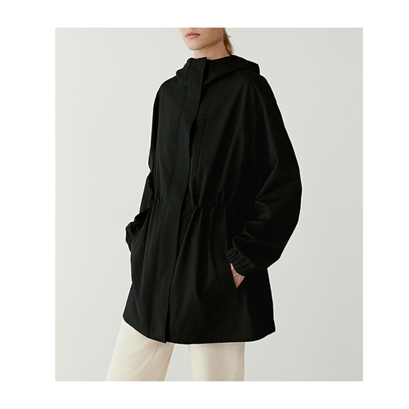 原单非市面货！“小禾露珠系列”丝羊毛精纺平纹布短款风衣C641