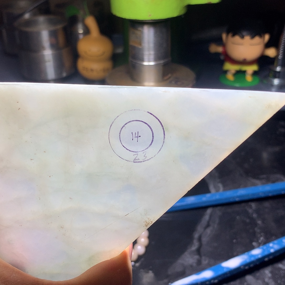 纸***船未镶嵌定制翡翠翡翠