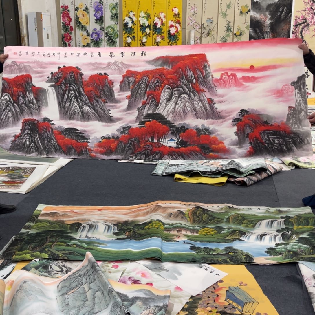 国画处理作品看好再拍哦