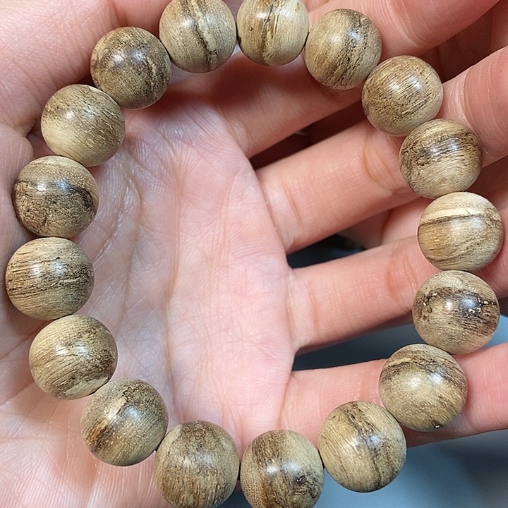 沉香手串天然野沉香达拉干1.3，86