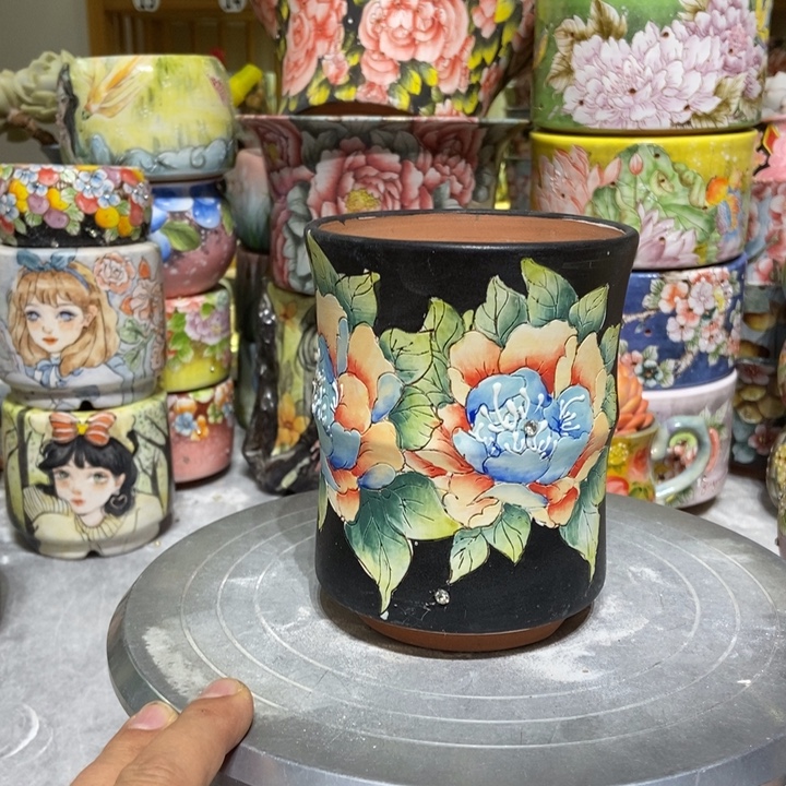 景德镇艺术手绘作品
