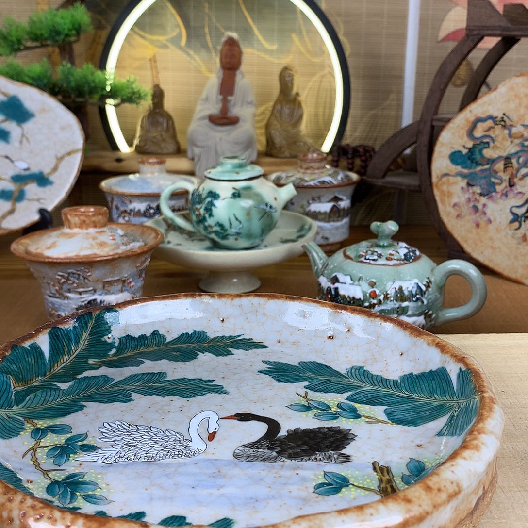 杯小*女景德镇陶瓷手作