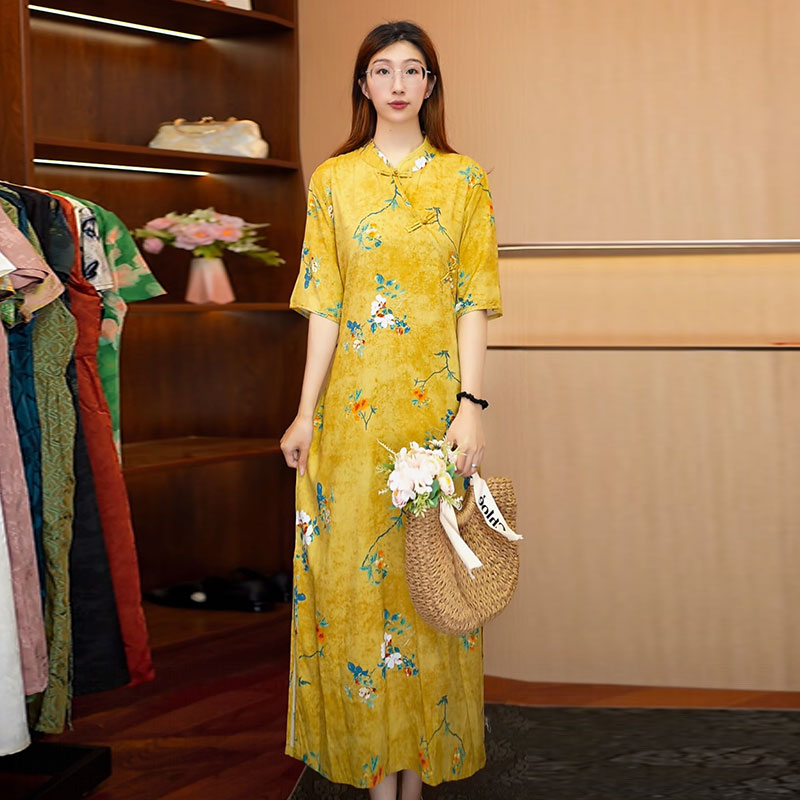 【金玉满堂】新款显白遮肉连衣裙Y