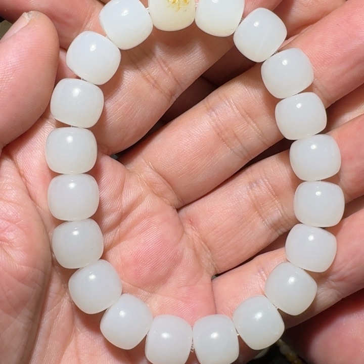 和田玉（糖玉）手链未镶嵌S****Y