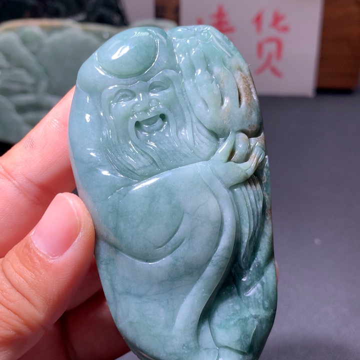 翡翠未镶嵌颈饰保真天然A货翡翠