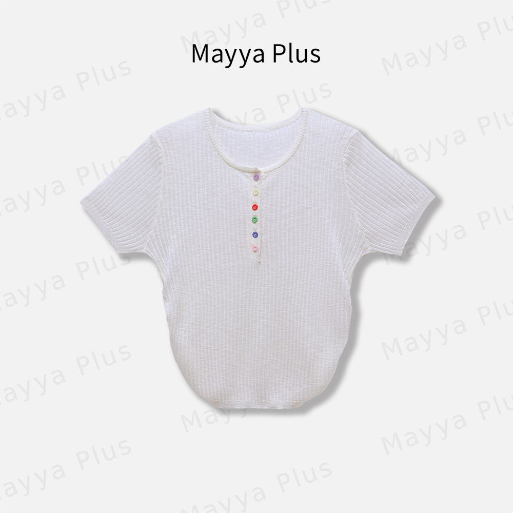 【椰子冰】Mayya Plus麦芽定制轻奢气质显瘦百搭针织上衣32427129
