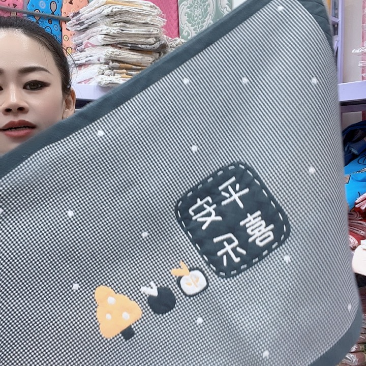棉灰色平安喜乐纯棉