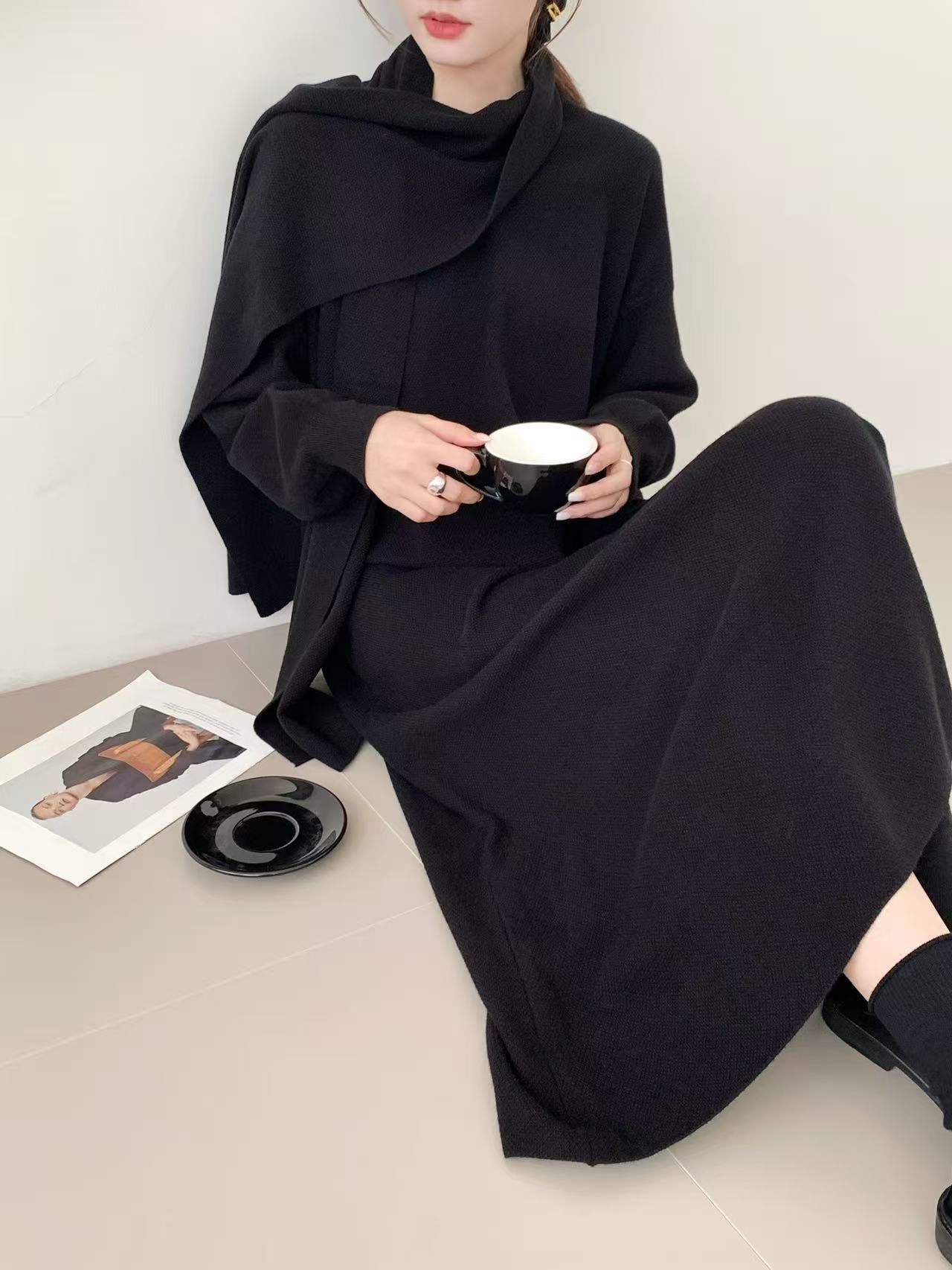 {按照衣架上的编码拍} 秋冬 显瘦 气质 简约宽松大码连衣裙女