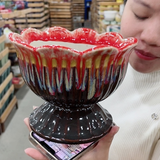 红陶花盆直播间价格的价格