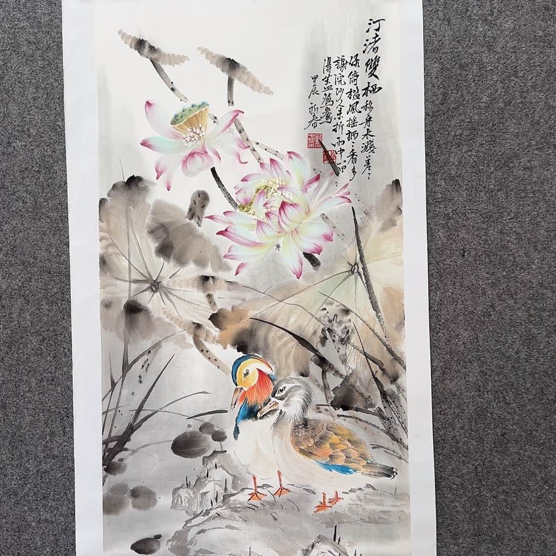 国画梁景欣老师手绘作品