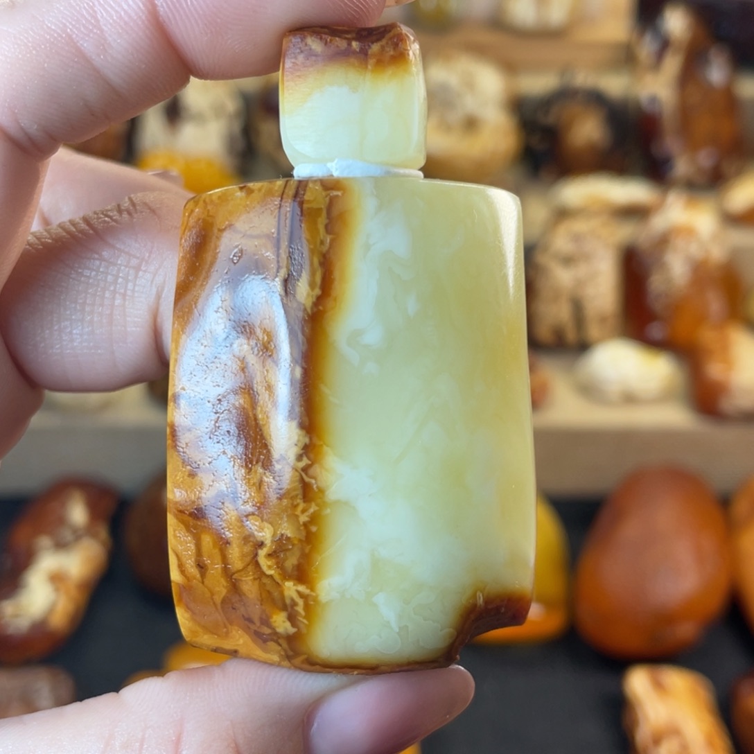 裸石琥珀未镶嵌天然蜜蜡