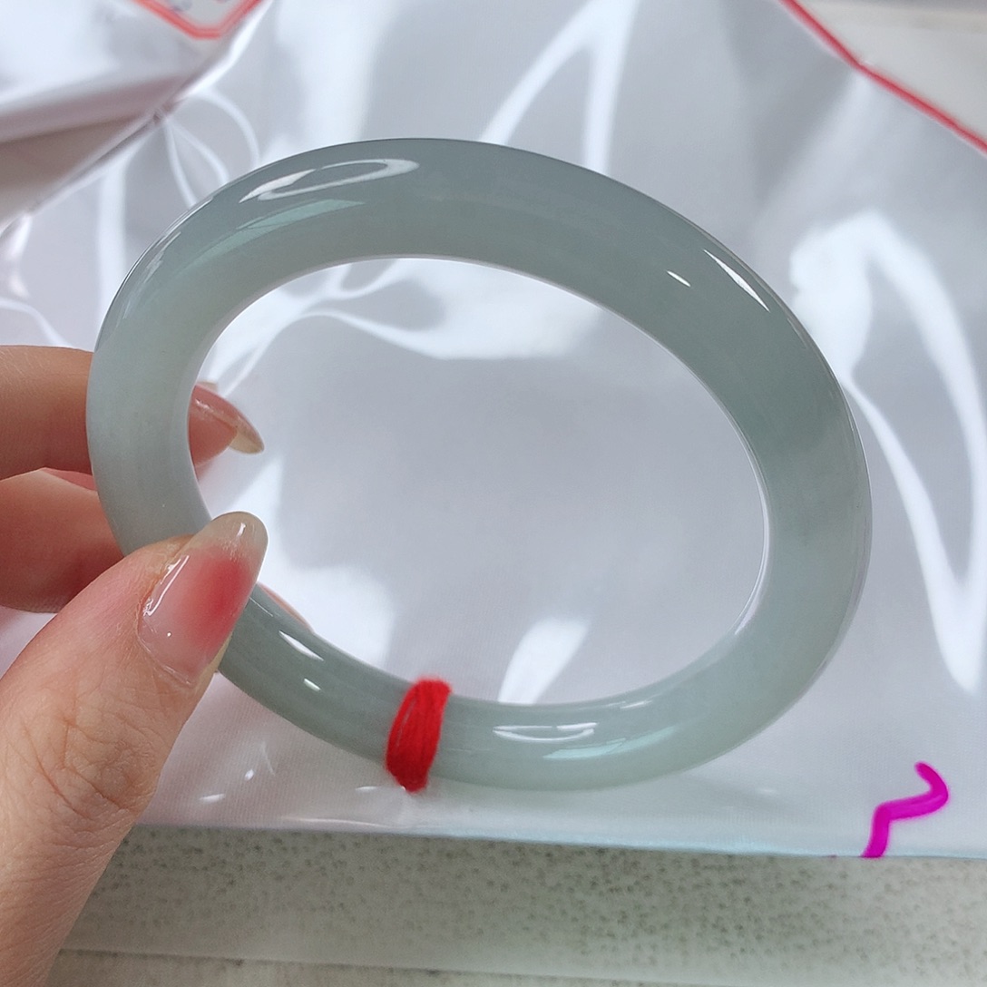 翡翠手镯未镶嵌 圆条①③⑧