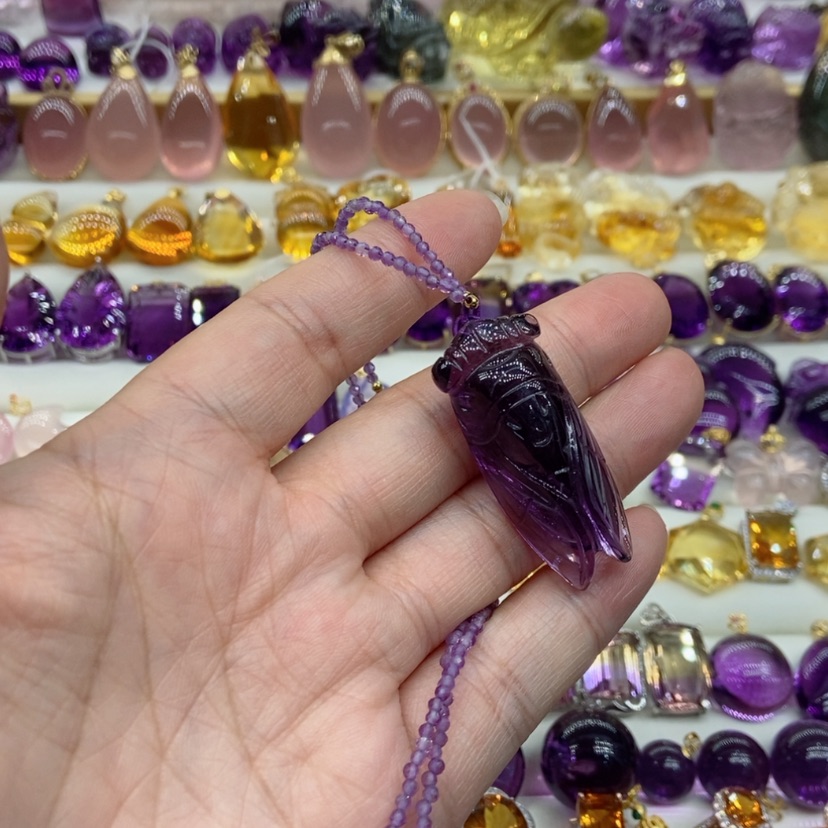 【闪购商品】水晶水晶吊坠未镶嵌
