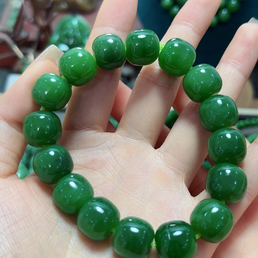 和田玉手串未镶嵌