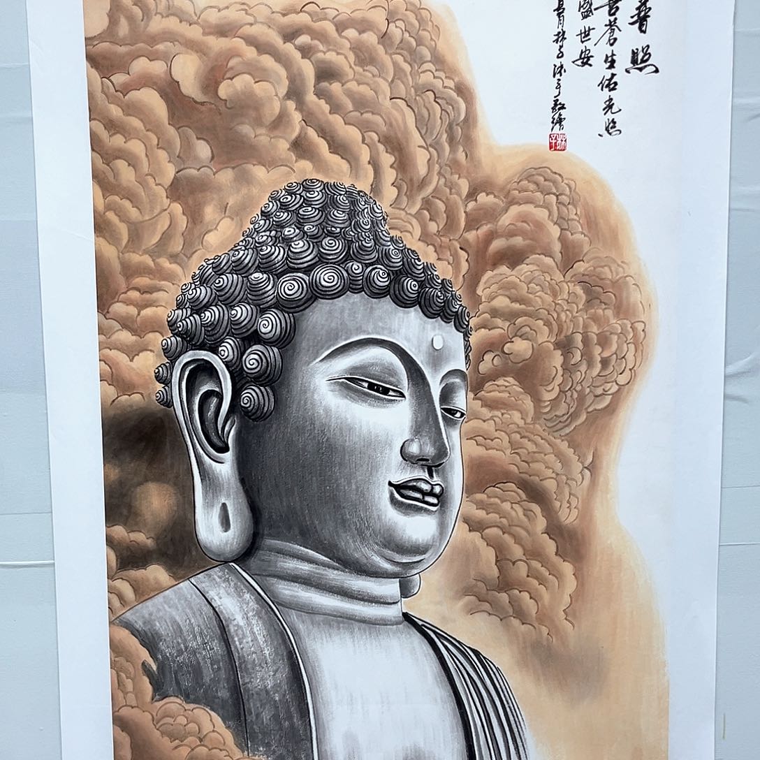 国画国画作品宣纸纯手绘