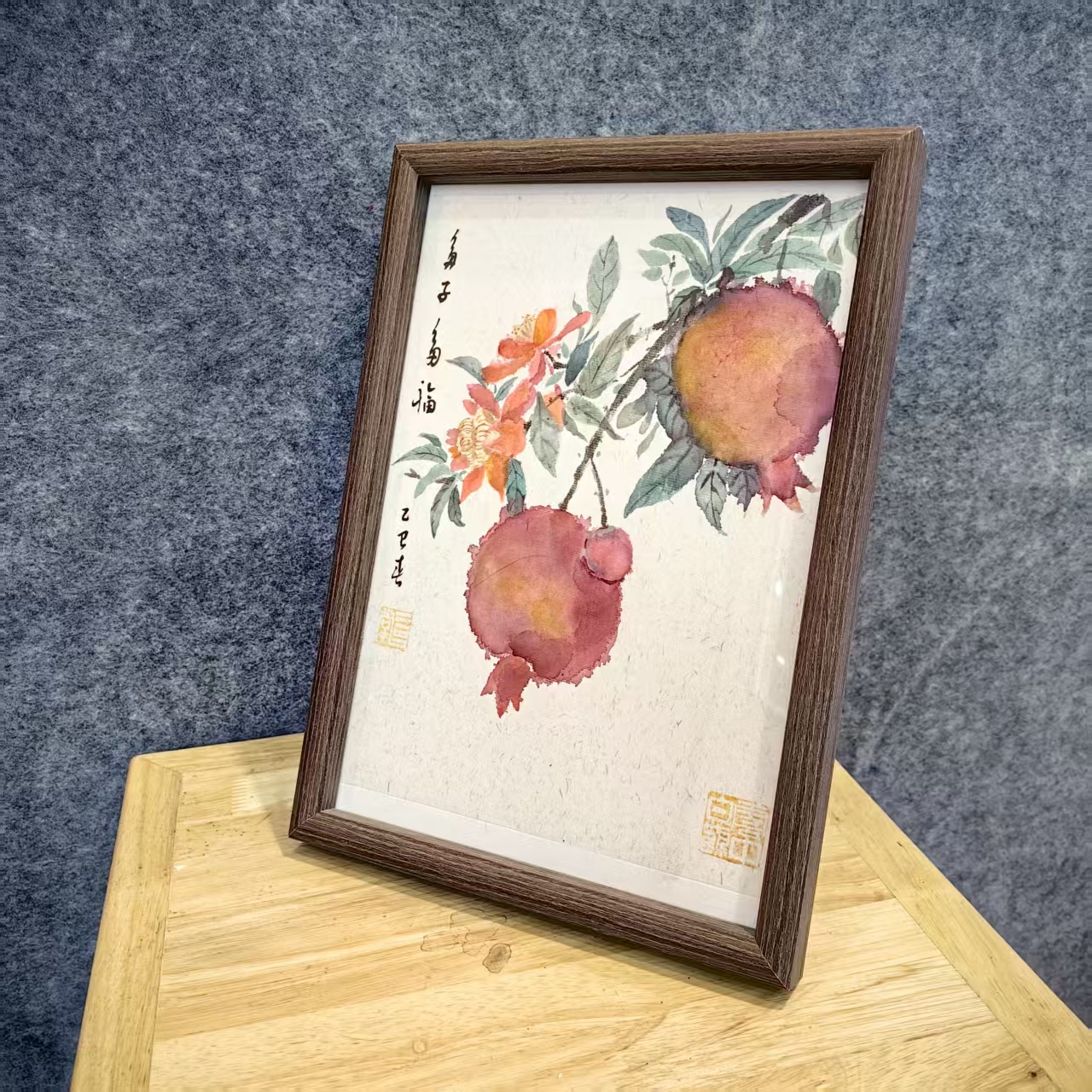 《多子多福》国潮氛围感艺术摆件23*34cm