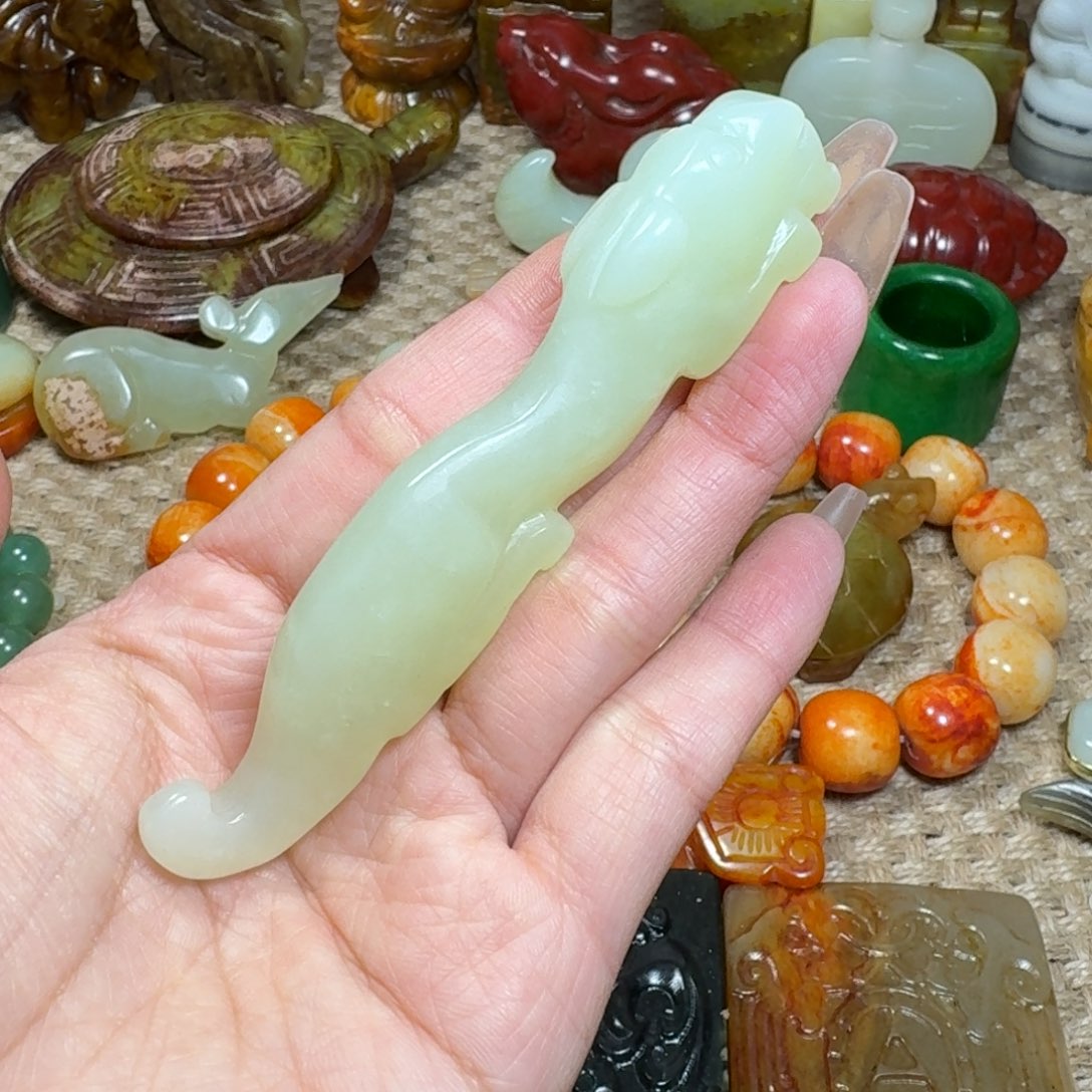 白玉菩提吊坠挂件