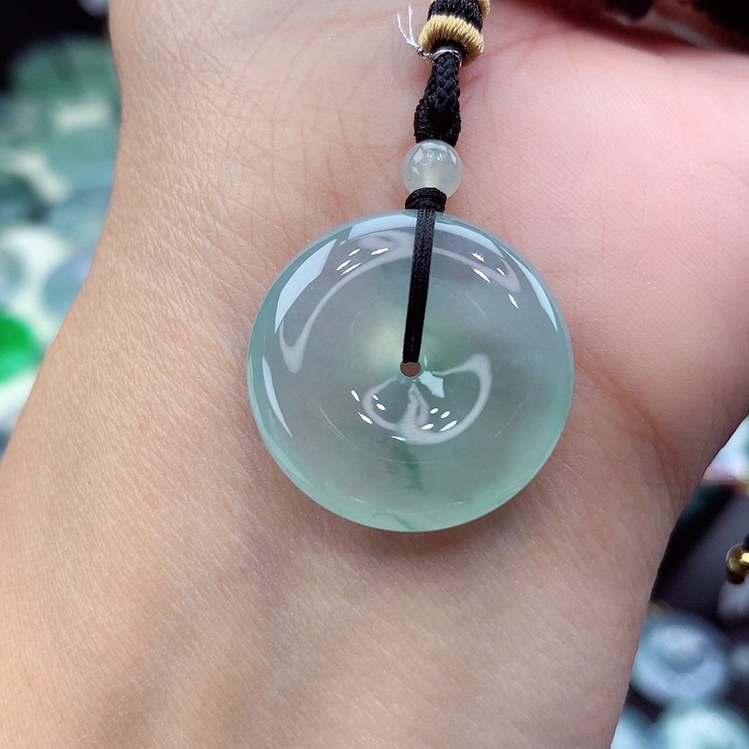 颈饰未镶嵌翡翠编号4尺寸22.7-5.8