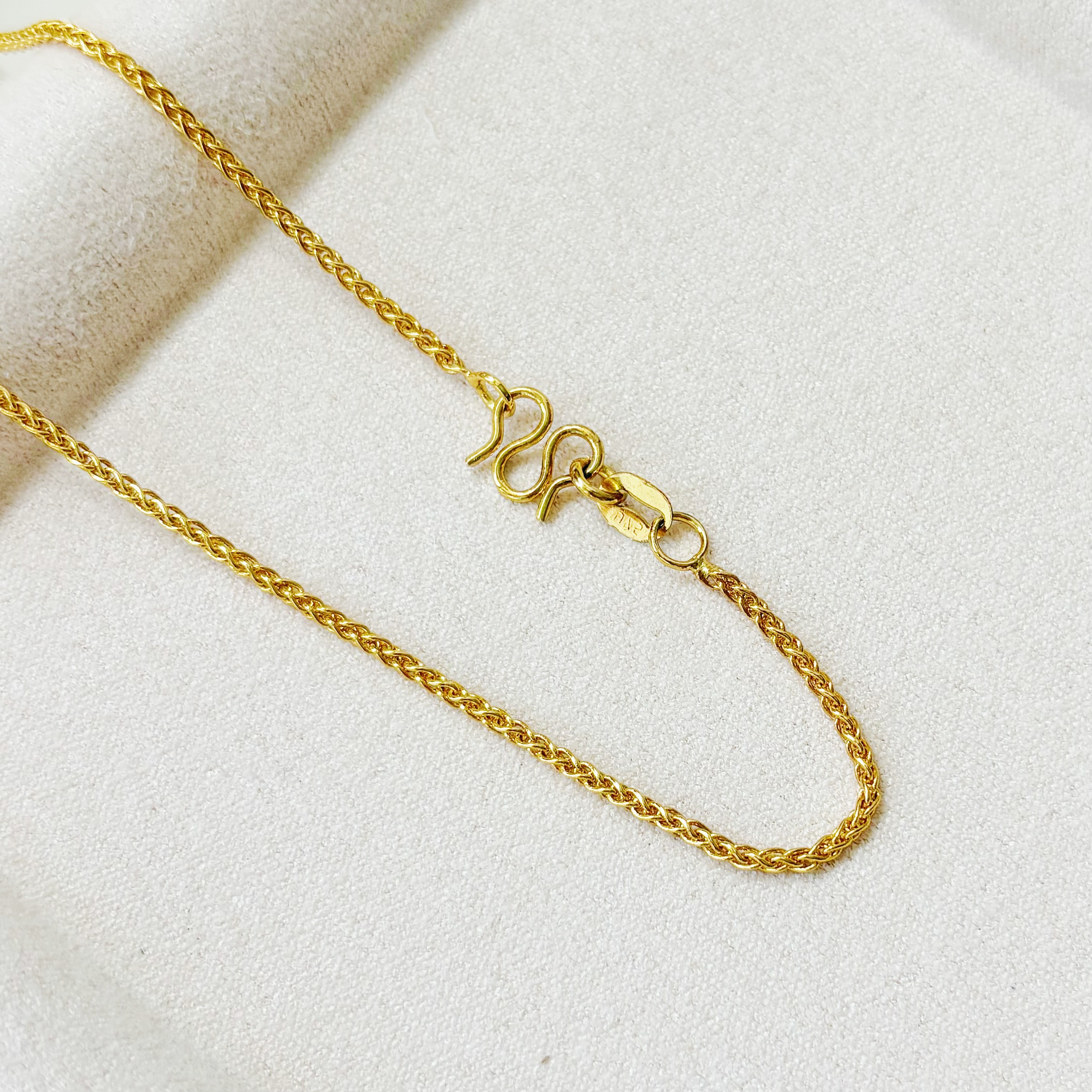 钛钢项链 中国风春夏新款时尚经典气质项链可调节母亲节礼物 M扣