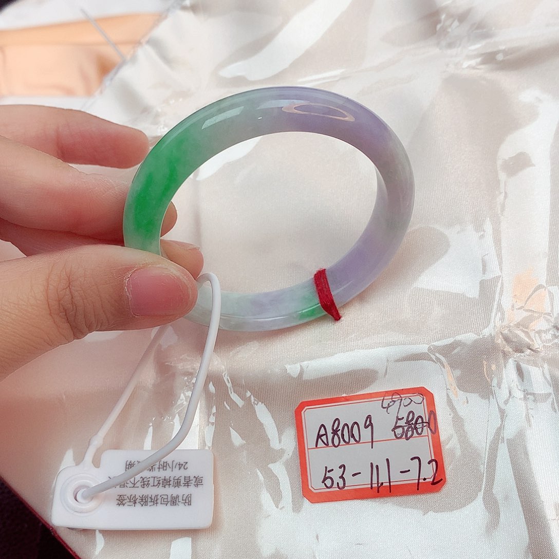 翡翠手镯未镶嵌天然缅甸翡翠A货