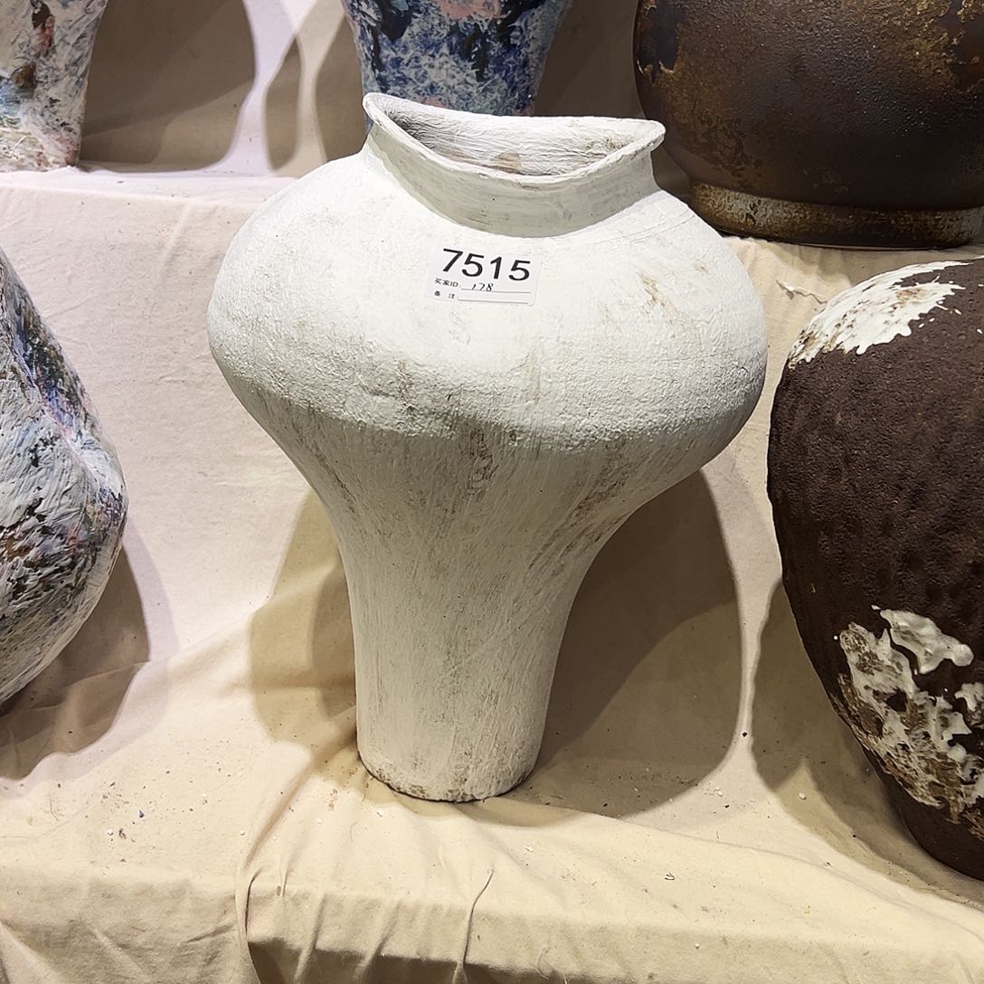 瓶7515高38口12陶瓷花瓶无孔