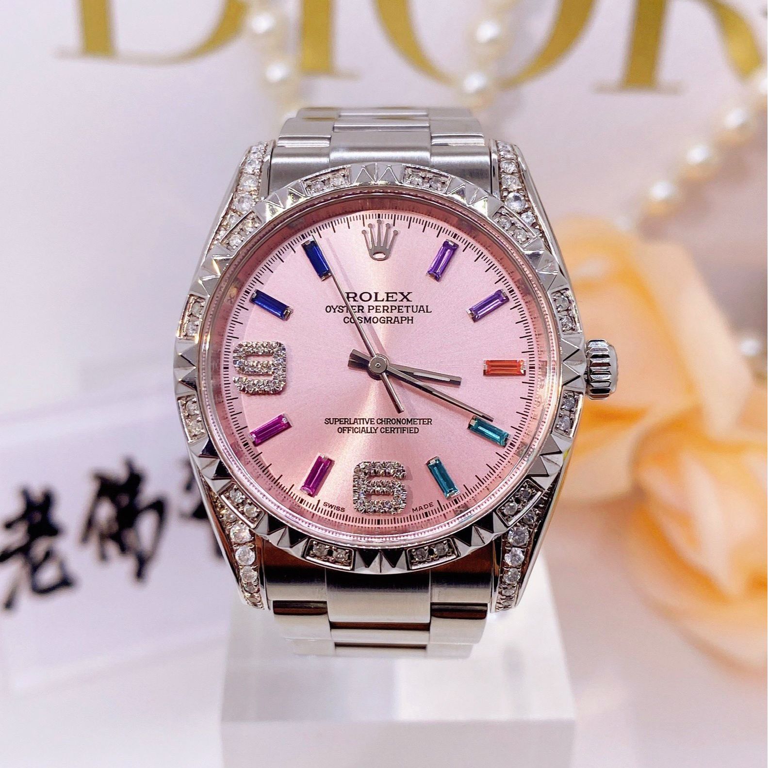 99新 Rolex/劳力士 老佛爷/劳力士114200后盘后钻/自动/单表