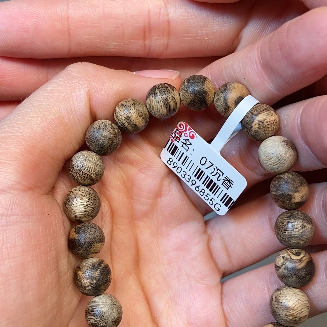 手串沉香天然野达拉干0.9，07