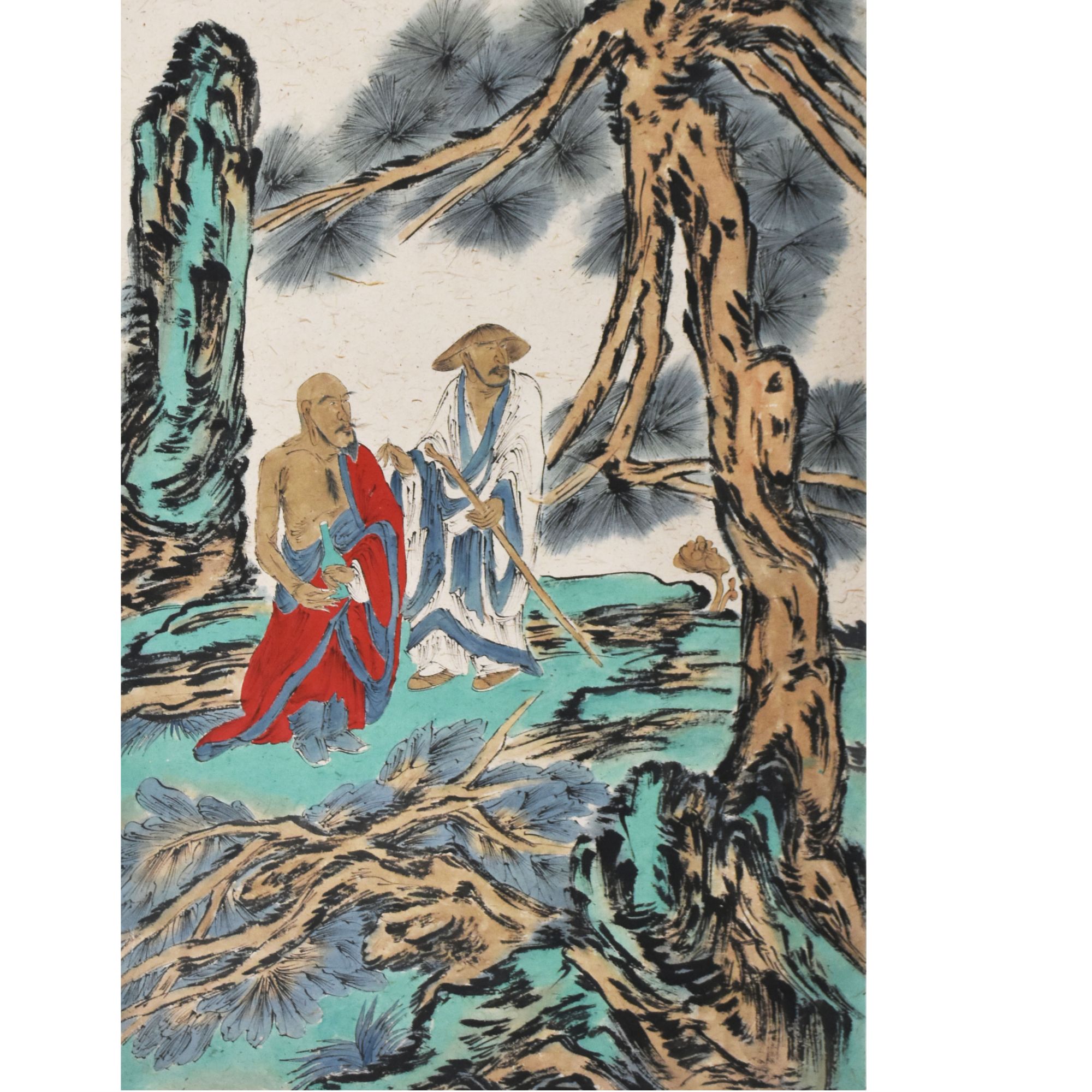 HM5165 菩提罗汉 135×68cm 纸本立轴 8.2平尺