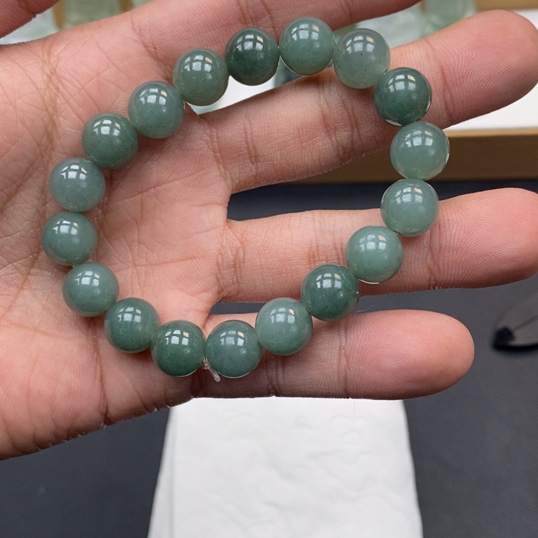 翡翠未镶嵌手链天然a货翡翠21
