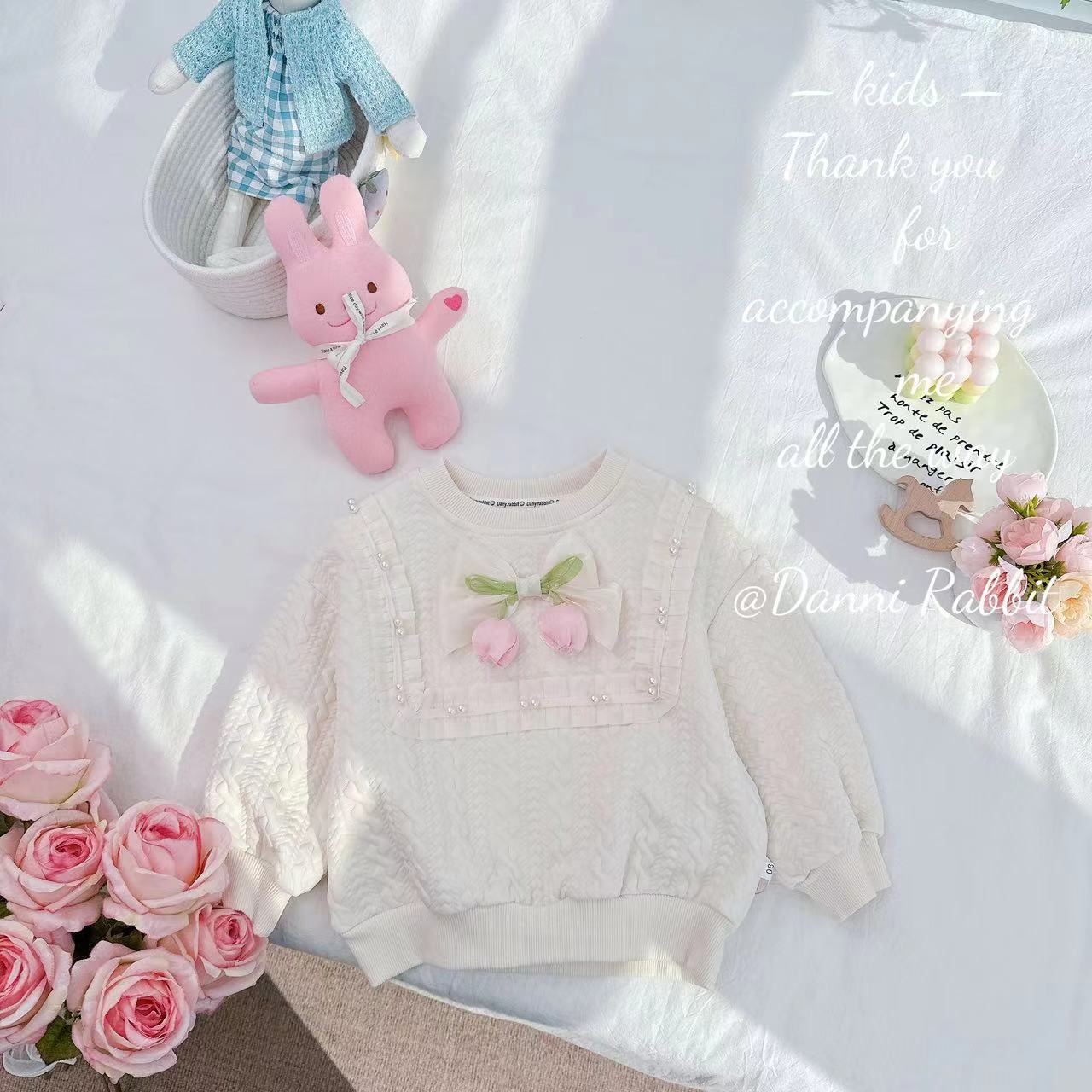 【Dannirabbit】新款洋气百搭网红ins风女童卫衣 D-P856