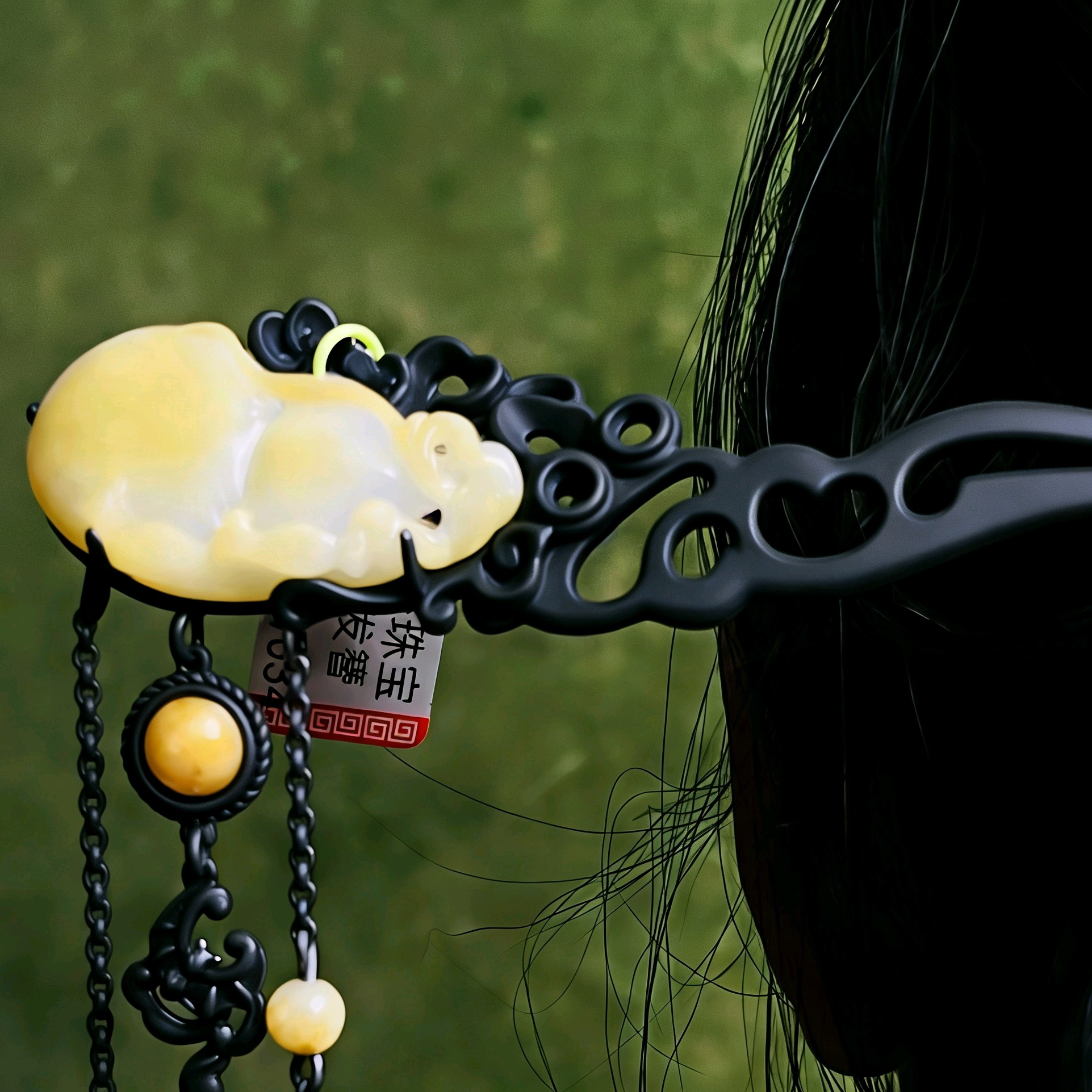 佑曦 新中式国风手工发簪 原创设计 古典流苏钗汉服盘发头饰日常