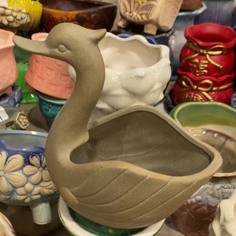 陶瓷天鹅抬头133131313