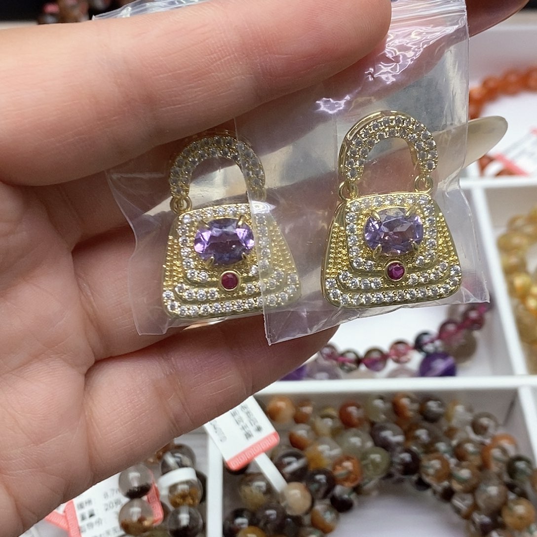 未镶嵌手链水晶天然吊坠