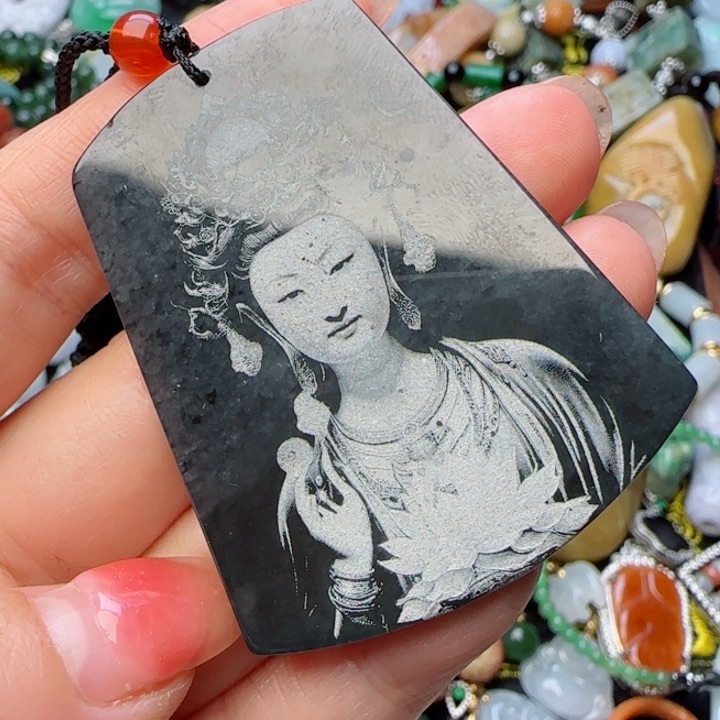 翡翠颈饰未镶嵌天然A货88