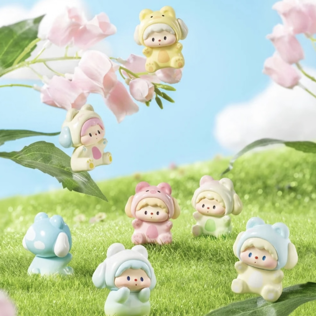 【代拆】噜噜狗小熊派对春日野餐萌粒