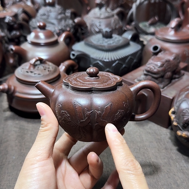 泥塑阿*紫砂壶茶具壶