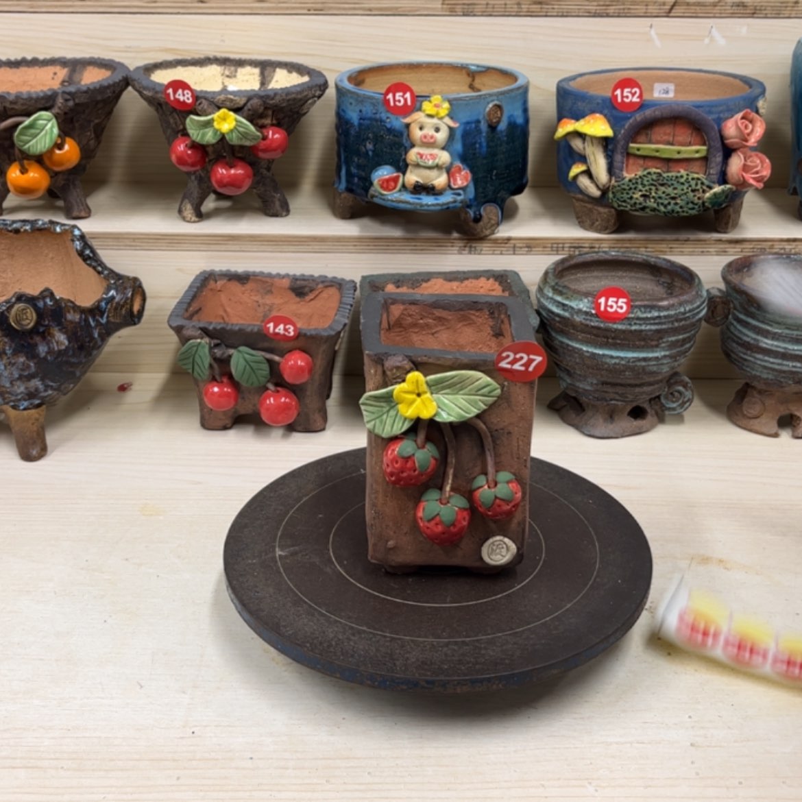 【闪购商品】紫砂花盆227号内口7.5×8外高15