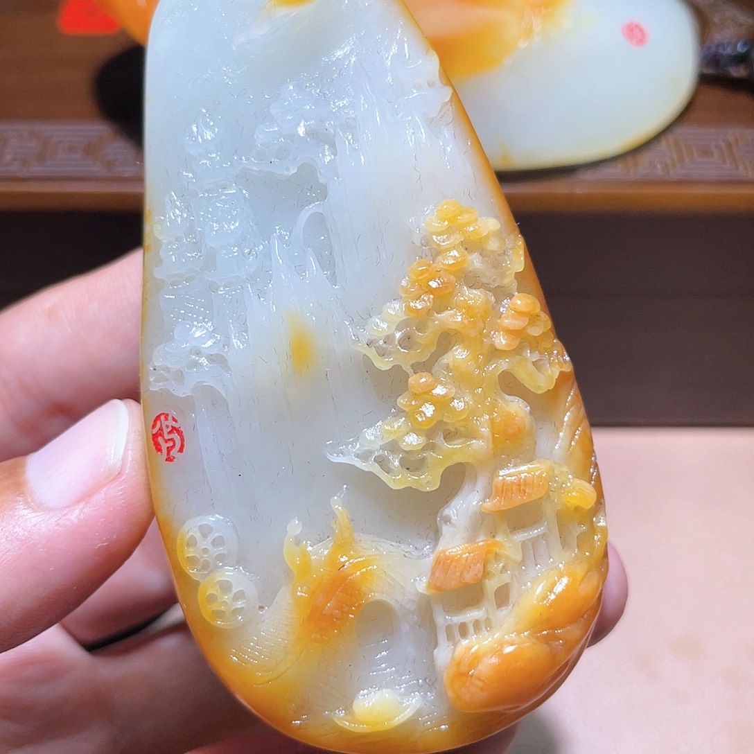 和田玉颈饰未镶嵌A7 