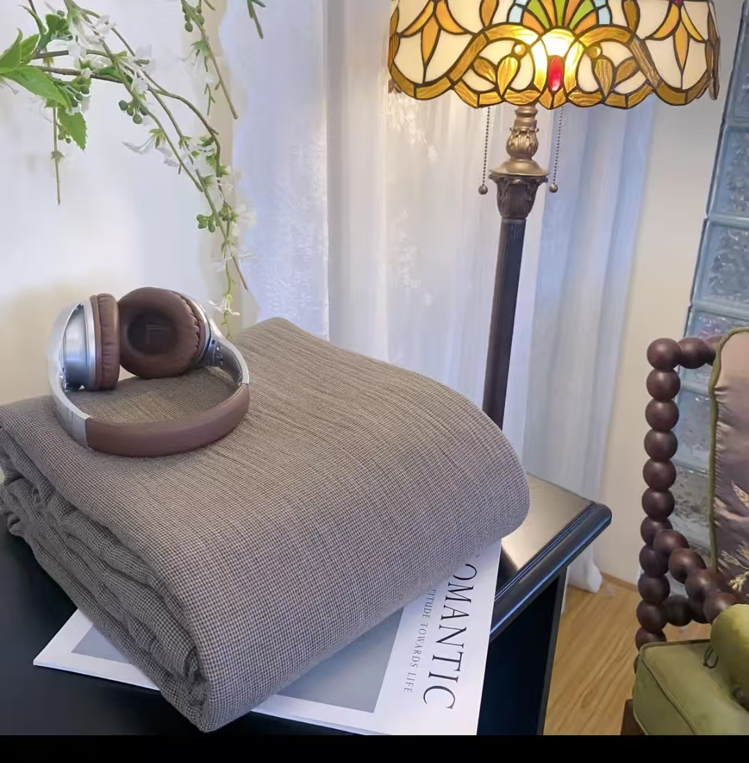 【1.5*2.0米被套】全棉色织双层纱单人家纺被套柔软床品双面学生