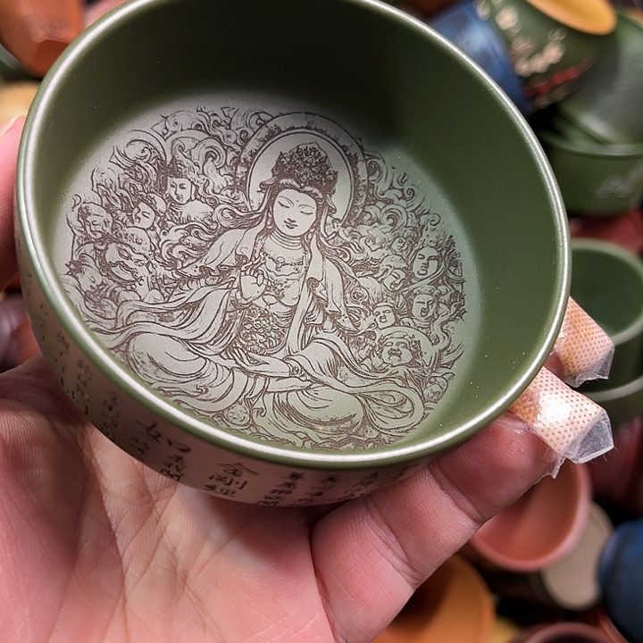 紫砂茶杯全手工紫砂主人杯