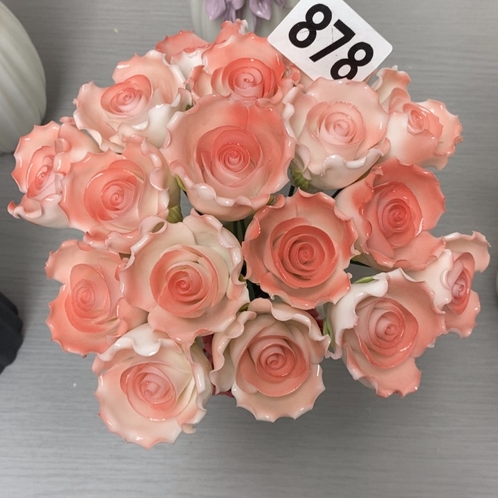 陶瓷陶瓷材料18朵