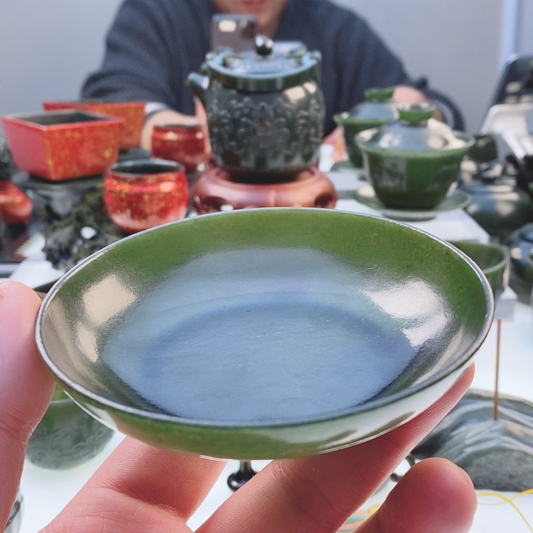 和田玉（青玉）把件未镶嵌